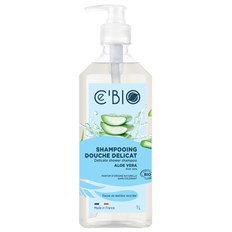 Ce’Bio Delicate Shower Gel & Shampoo Aloe Vera, 1 L