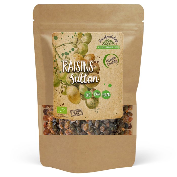 Rawfoodshop Ekologiska Sultanrussin, 500 g