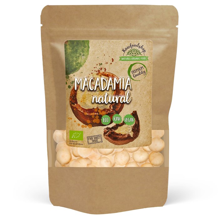 Rawfoodshop Ekologiska Macadamianötter, 500 g