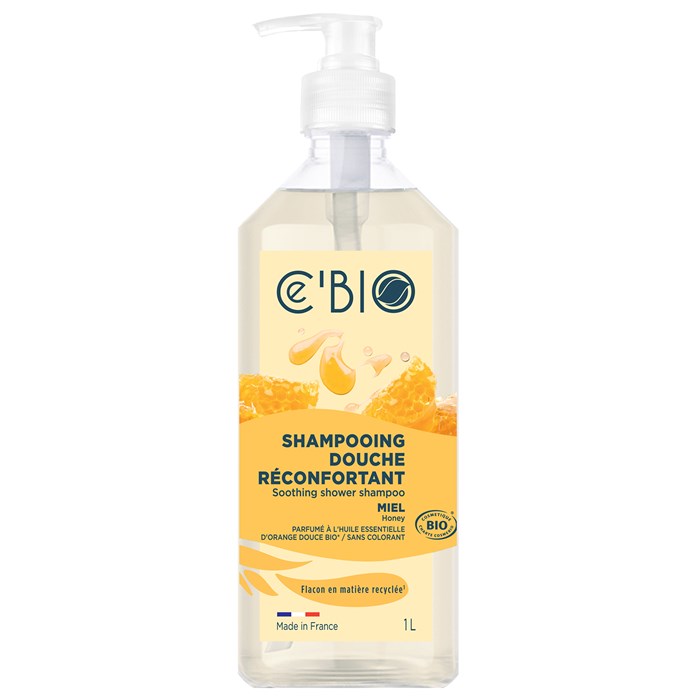 Ce’Bio Soothing Shower Gel & Shampoo Honey, 1 L