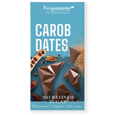 Benjamissimo Ekologisk Choklad med Carob & Dadlar, 60 g
