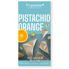 Benjamissimo Sockerfri Choklad med Pistage & Apelsin, 60 g