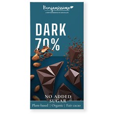 Benjamissimo Sockerfri Mörk Choklad 70%, 60 g
