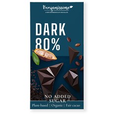 Benjamissimo Sockerfri Mörk Choklad 80%, 60 g