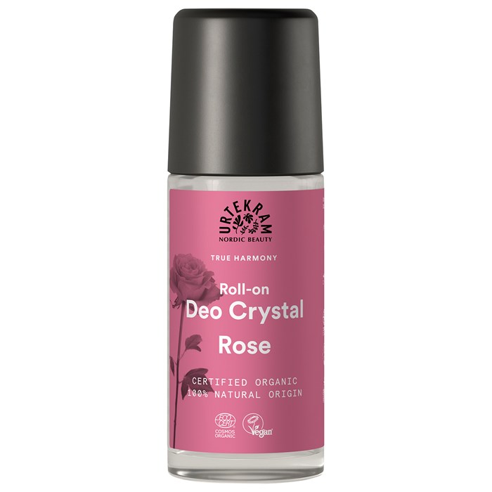 Urtekram Beauty Rose Deo Crystal Roll-on, 50 ml