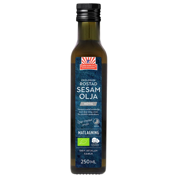 Kung Markatta Ekologisk Rostad Sesamolja, 250 ml