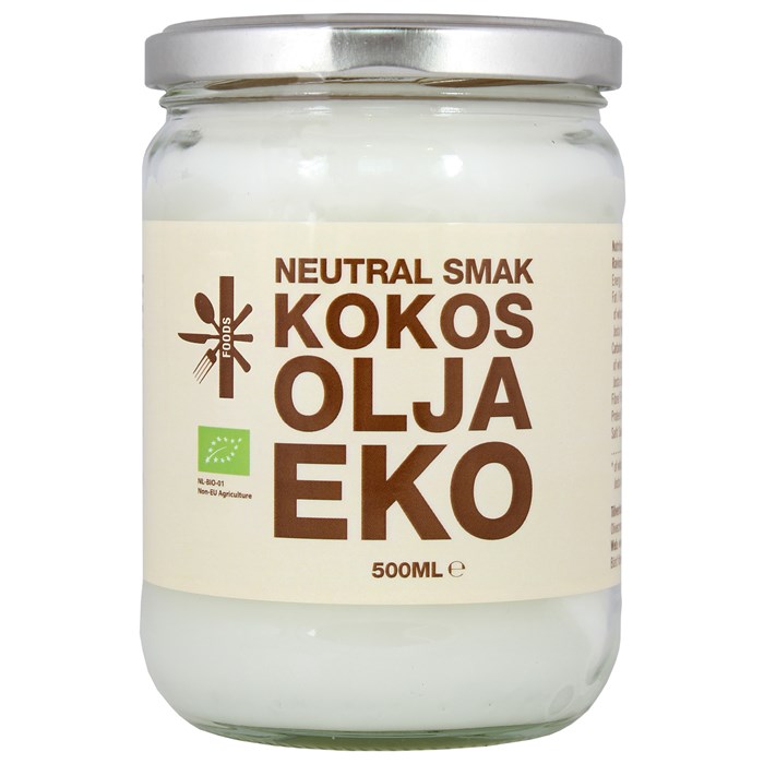 Superfruit Foods Ekologisk Kokosolja Neutral, 500 ml