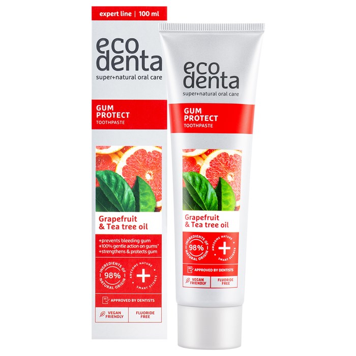 Ecodenta Gum Protect Toothpaste Grapefruit & Tea Tree, 100 ml
