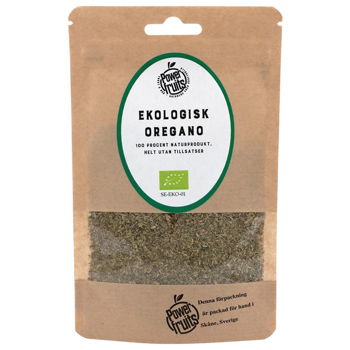 Powerfruits Ekologisk Oregano, 25 g