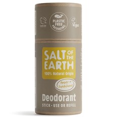 Salt of the Earth Amber & Sandalwood Deodorant Stick - Use or Refill, 75 g