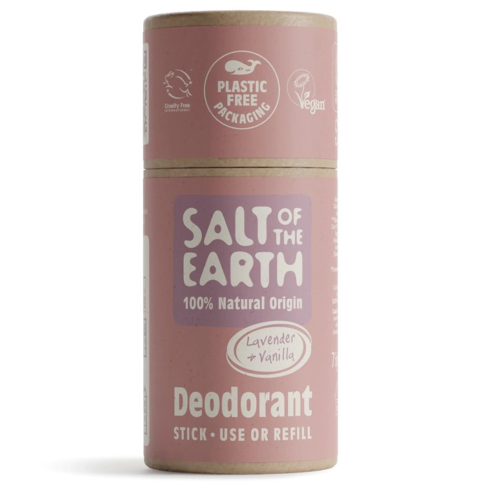 Salt of the Earth Lavender & Vanilla Deodorant Stick - Use or Refill, 75 g