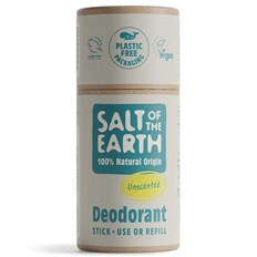 Salt of the Earth Unscented Deodorant Stick - Use or Refill, 75 g