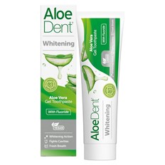 AloeDent Aloe Vera Whitening Fluoride Gel Toothpaste, 100 ml