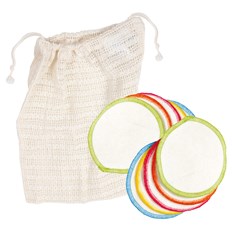 Anaé Ekologiska Rengöringspads Bomull, 10-pack + Tvättpåse
