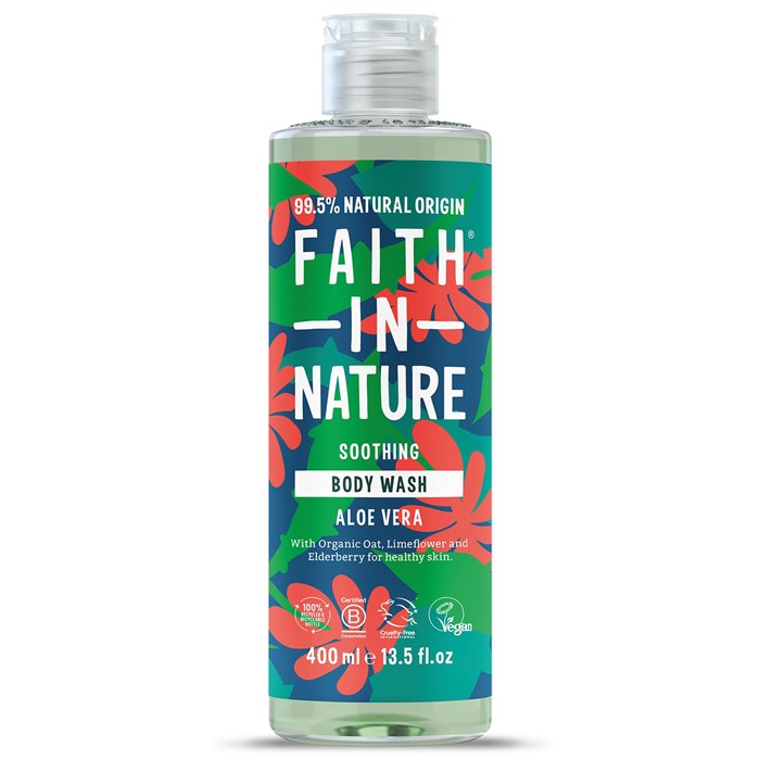 Faith in Nature Aloe Vera Body Wash, 400 ml
