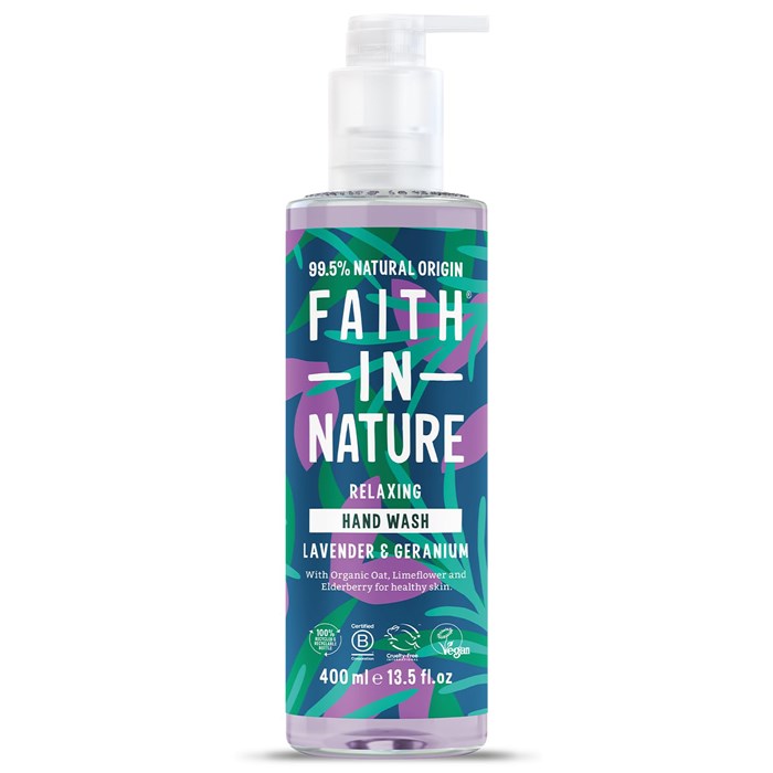 Faith in Nature Lavender & Geranium Hand Wash, 400 ml