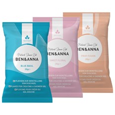 Ben & Anna Shower Gel Flakes, 2 x 20 g