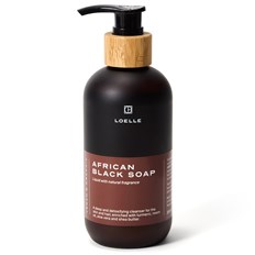 Loelle Flytande Afrikansk Svarttvål Doftsatt, 250 ml
