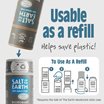 Salt of the Earth Vetiver & Citrus Deodorant Stick - Use or Refill, 75 g