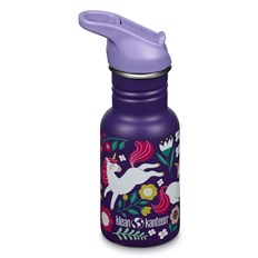 Klean Kanteen Kid Classic Vattenflaska - Leaping Unicorns, 355 ml