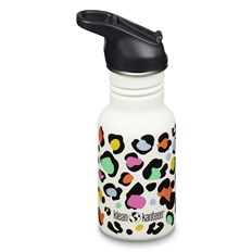 Klean Kanteen Kid Classic Vattenflaska - Leopard Print, 355 ml