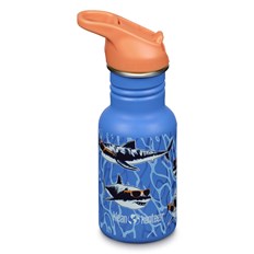 Klean Kanteen Kid Classic Vattenflaska - Sharks in Shades, 355 ml