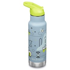 Klean Kanteen Kid Classic Isolerad Vattenflaska - Launch Plan, 355 ml
