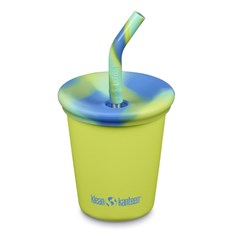 Klean Kanteen Kids Cup med Sugrörslock - Primrose, 296 ml