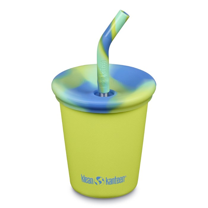 Klean Kanteen Kids Cup med Sugrörslock - Primrose, 296 ml