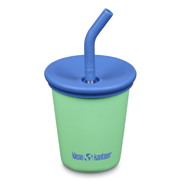 Klean Kanteen Kids Cup med Sugrörslock - Spring Bud, 296 ml