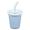 Klean Kanteen Kids Cup med Sugrörslock - Clear Sky, 296 ml