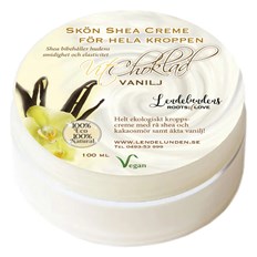 Lendelunden Sheasmör Vit choklad & Vanilj, 100 ml