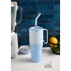 Klean Kanteen Rise Tumbler med Sugrörslock - Ice Blue, 1065 ml