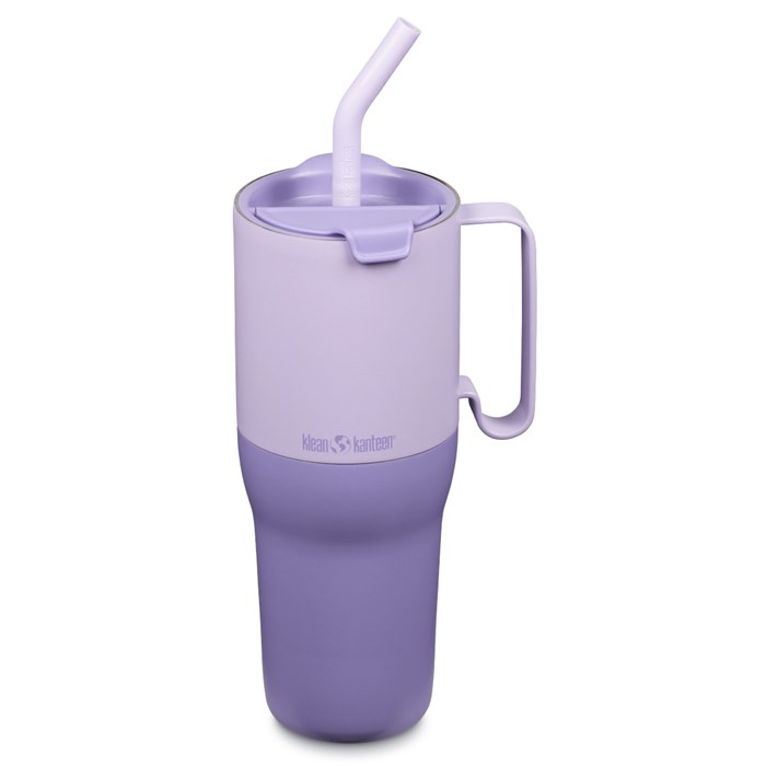 Klean Kanteen Rise Tumbler med Sugrörslock - Orchid Bloom, 1065 ml