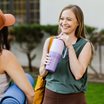 Klean Kanteen Rise Tumbler med Sugrörslock - Orchid Bloom, 1065 ml