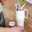 Klean Kanteen Rise Tumbler med Sugrörslock - Tofu, 1065 ml
