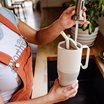 Klean Kanteen Rise Tumbler med Sugrörslock - Tofu, 1065 ml