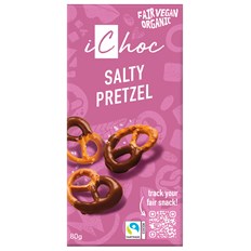 iChoc Chokladkaka Salty Pretzel, 80 g