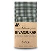 Newbeing Bivaxdukar Grå Ruta, 3 st