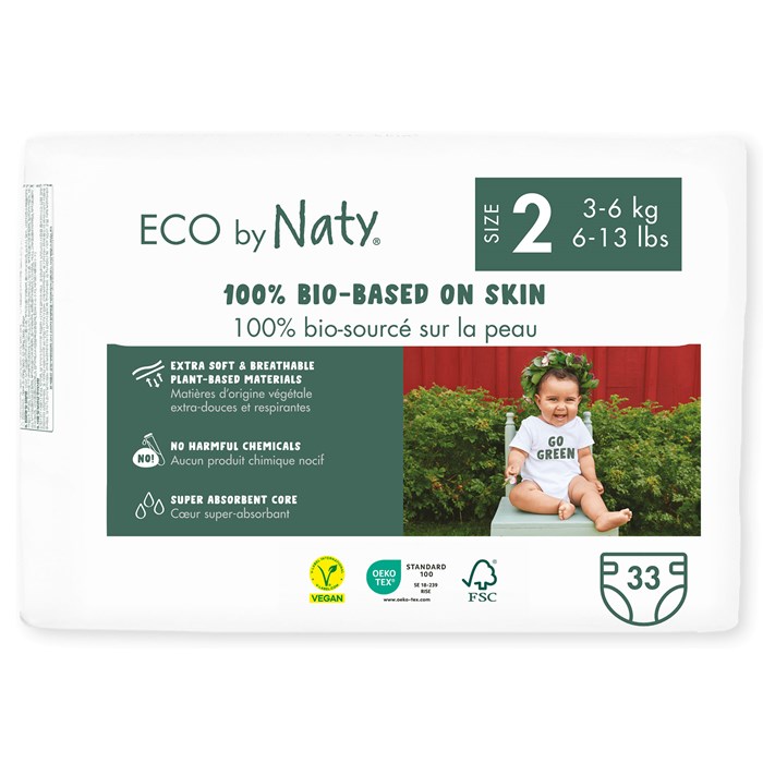 Naty Blöjor - Storlek 2 (3-6 kg), 33 st