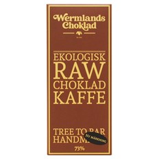 WermlandsChoklad Ekologisk Rawchoklad Kaffe 73%, 50 g