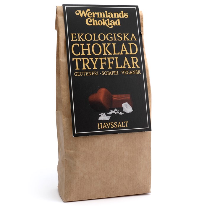 WermlandsChoklad Ekologiska Chokladtryfflar Havssalt, 150 g