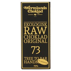 WermlandsChoklad Ekologisk Rawchoklad Original 73%, 50 g