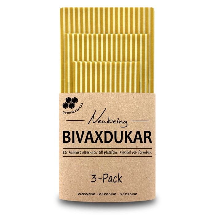 Newbeing Bivaxdukar Gul Rand, 3 st
