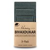 Newbeing Bivaxdukar Svart Ruta, 3 st