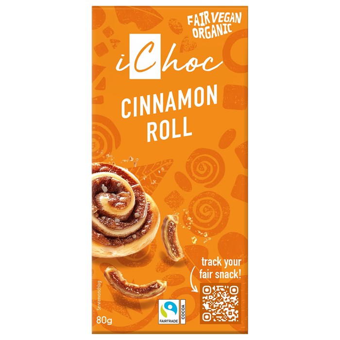 iChoc Chokladkaka Cinnamon Roll, 80 g
