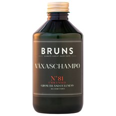 BRUNS Växaschampo Nº81 - Oparfymerat, 300 ml