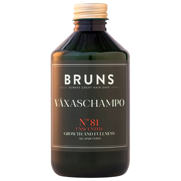 BRUNS Växaschampo Nº81 - Oparfymerat, 300 ml