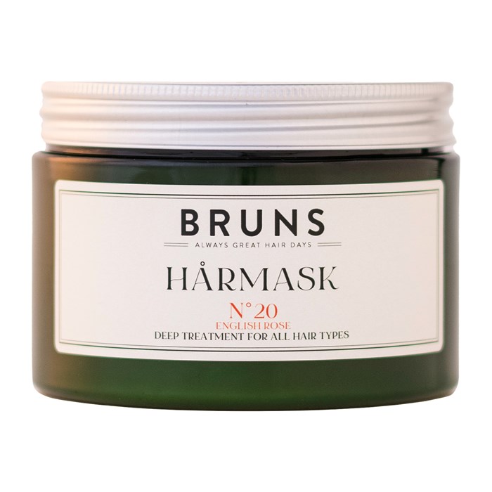 BRUNS Hårmask Nº20 - Engelsk Ros, 350 ml
