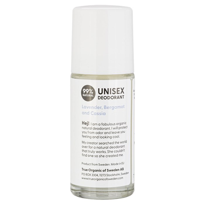 True Organic of Sweden Undercover Agent Deodorant - Lavender, Bergamot & Cassia, 50 ml
